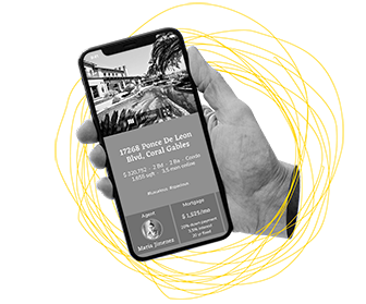 Fotoillustration einer Hand mit Handy