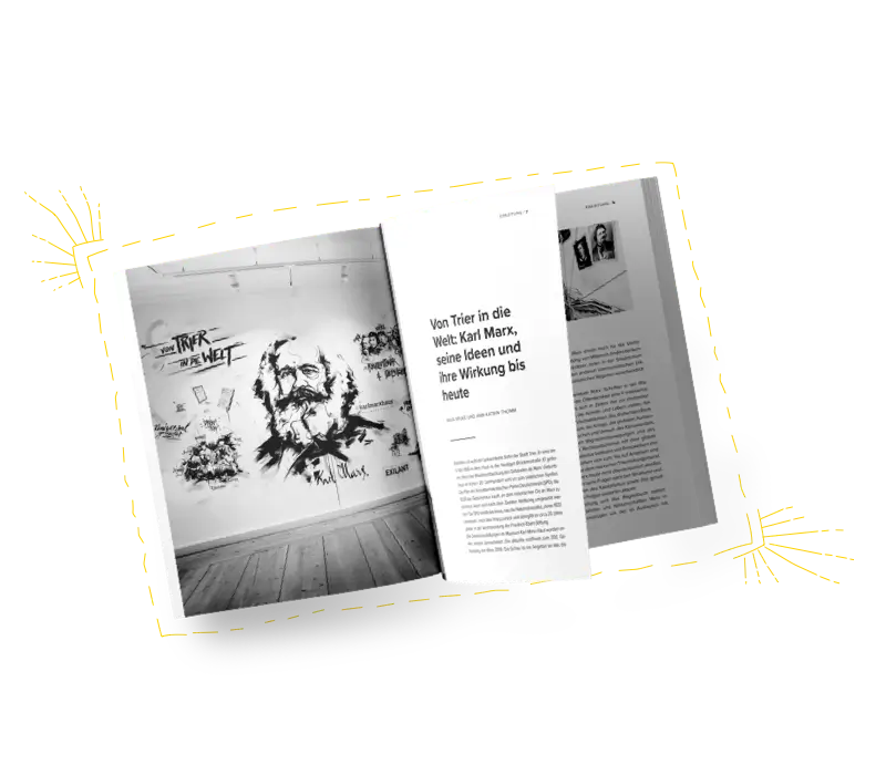 Fotoillustration eines offenen Buches